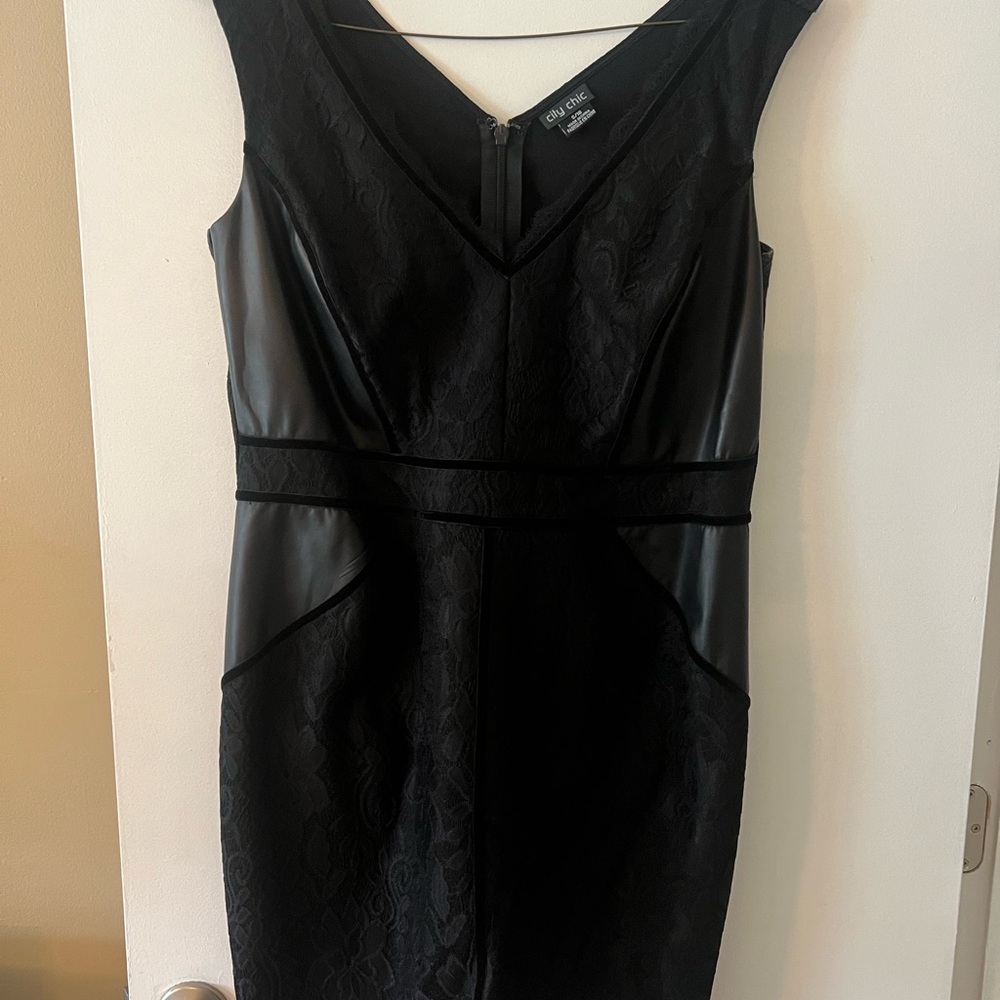 City Chic Black Cocktail Dress